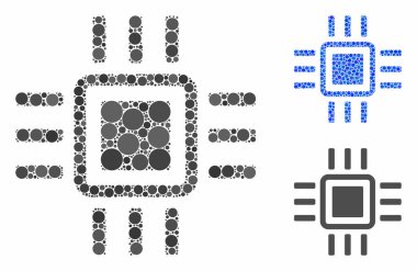 Çember Noktalarının İşlemci Bileşimi Simgesi