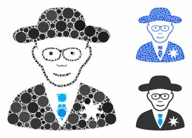 Çemberlerin Şerif Mozaik Simgesi