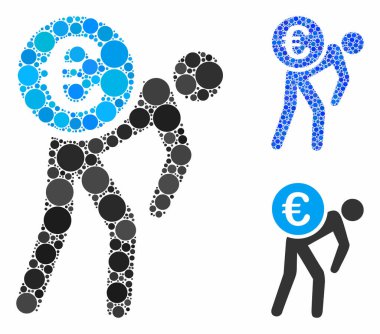 Euro Courier Çemberlerin Bileşimi Simgesi