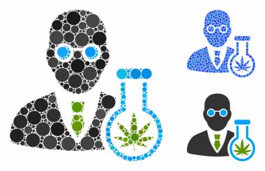 Kenevir Kimyager Çemberlerin Bileşimi Simgesi