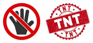 Çizik Tnt Mührü ile Dokunma Simgesi Yok