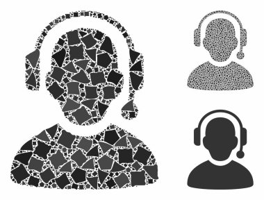 Humpy Ögelerinin Çağrı Merkezi Kompozisyon Simgesi