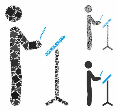 Konser Şefi Bileşimi Olaysız Parçaların Simgesi