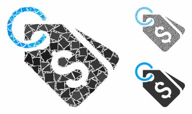 Dolar fiyat etiketleri Tremulant Parçalarının bileşimi