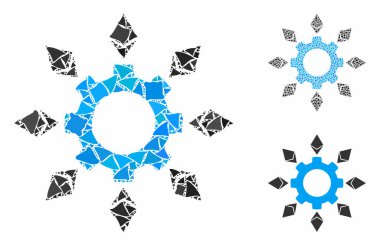 Ethereum yapılandırma teçhizatı Tremulant Elementlerinin Mozaik Simgesi