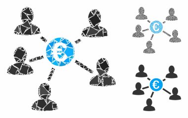 Avrupa sosyal bağlantıları Humpy Elementlerinin Mozaik Simgesi