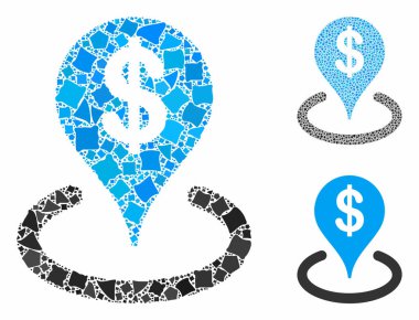 Eşitsiz Elementlerin Coğrafi Hedefleme Simgesi