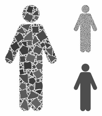 Sert Elementlerin Erkek Bileşimi Simgesi