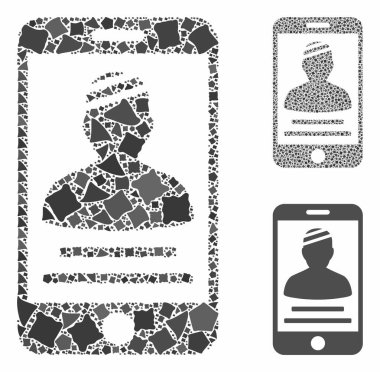 Hasta Mozaik Eşitsiz Parçalar Simgesi