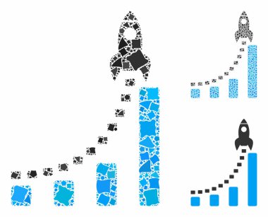 Roket işi başlangıcı Eşitsiz Ögelerin Kompozisyon Simgesi