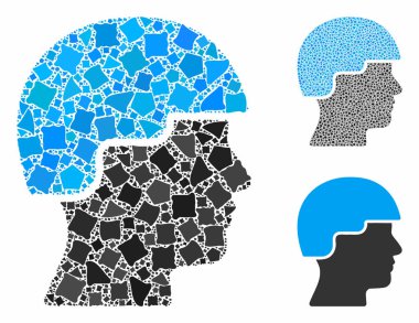 Kaba Ögelerin Asker Baş Kompozisyon Simgesi