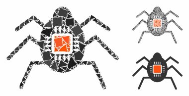 Casus Hatası Ani Parçaların Mozaik Simgesi