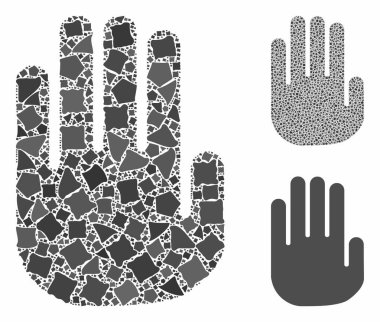 Titrek Parçaların Mozaik Simgesi 'ni durdur