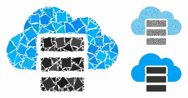 Engebeli Parçaların Bulut Veritabanı bileşimi Simgesi