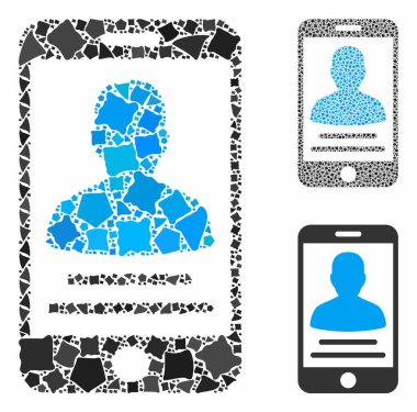 Düzensiz Parçaların Mobil Simgesi