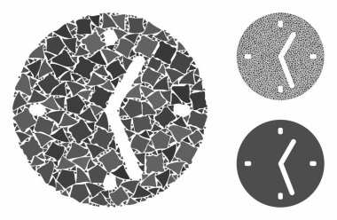 Engebeli Parçaların Saat Bileşimi Simgesi