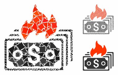 Banknotları yak Humpy Parts Mozaik Simgesi