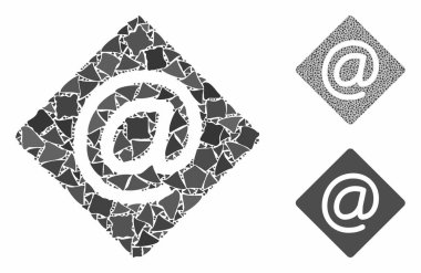 Eşitsiz Parçaların E- posta Bileşimi Simgesi