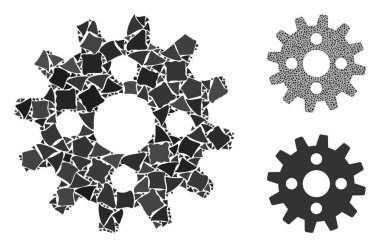 Raggy Ögelerinin Çarklı Kompozisyon Simgesi