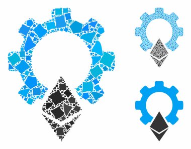 Tüberöz Ögelerin Ethereum teçhizat Bileşimi Simgesi