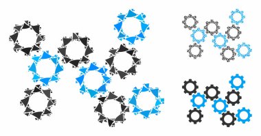 Raggy Elementlerinin Dişli Bileşimi Simgesi