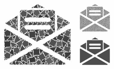 Kaba Ögelerin Mozaik Simgesini Aç