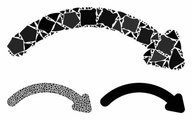 Eşitsiz Parçaların Mozaik Simgesini Yeniden Oluştur