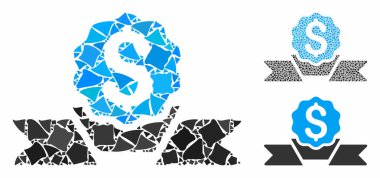 Çarpışan elementlerin Dolar Beste Simgesi