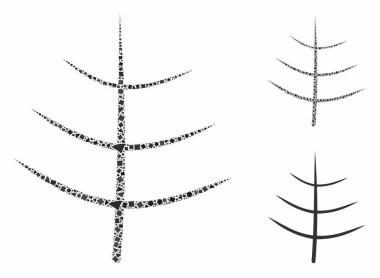 Çıplak ağaç bileşimi Unequal Elementlerin Simgesi