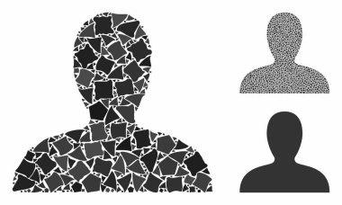 Eşitsiz Parçaların İstemci Mozaik Simgesi