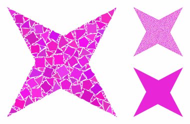 Joggly Ögelerinin Parlak Yıldız Mozaik Simgesi