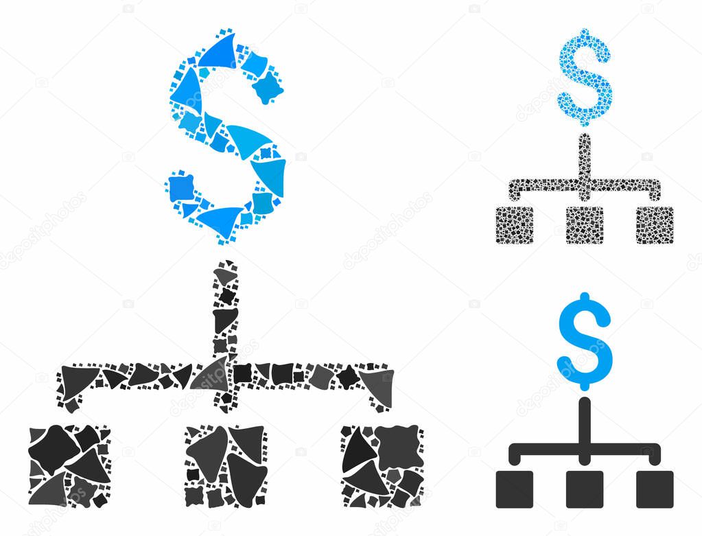 Jerarquía financiera Composición Icono de Bumpy Pieces 2022