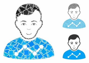 Joggly Parçalarının Kullanıcı İstatistikleri Bileşimi Simgesi