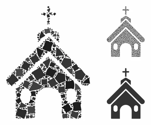 Iglesia mosaico icono de trompetas — Archivo Imágenes Vectoriales