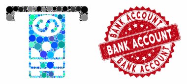 Mozaik Banknotları Çizilmiş Banka Hesap Mührü ile Geri ÇekilComment