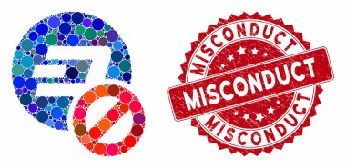 Mozaik Yasak Dashcoin ile Kalıplı Uygunsuz Damga