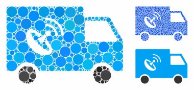 Çember Noktalarının Uzaktan Denetim Van Kompozisyonu Simgesi