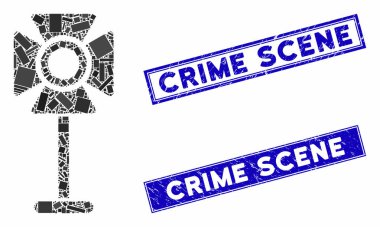 Spotlight Rafting Mozaiği ve Çizilmiş Dikdörtgen Filigranı