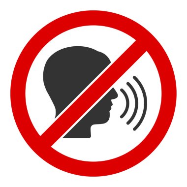 Düz Raster Konuşma Simgesi Yok