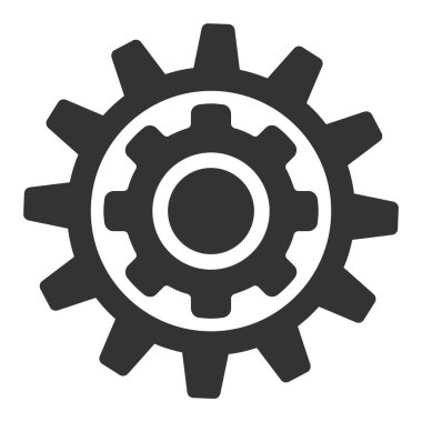 Düz Raster İç Dişli Simgesi