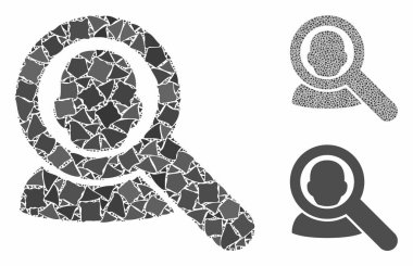 Eşitsiz Parçaların Kullanıcı Mozaik Simgesini Bul