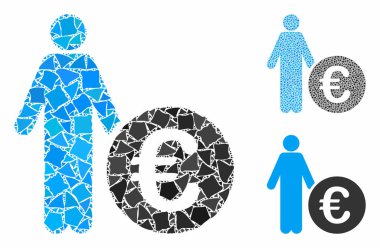 Avrupalı Yatırımcı Raggy Parçalarının Kompozisyon Simgesi