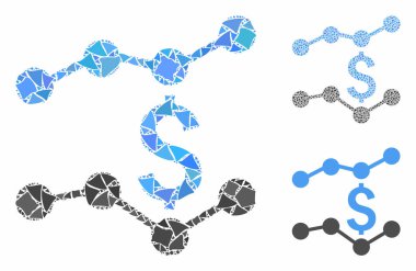 Mali eğilimler Ani Parçaların Mozaik Simgesi