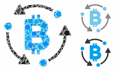 Bitcoin Dönüşü Humpy Pieces Mozaik Simgesi