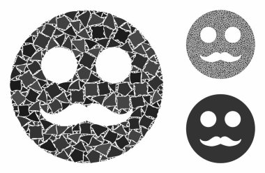 Joggly Parts 'ın Centilmen Gülümseyen Mozaik Simgesi