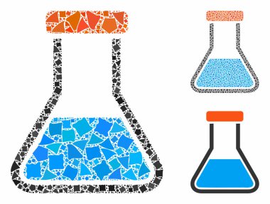 Engebeli Parçaların Mataralı Mozaik Simgesi
