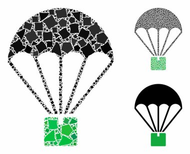 Kargo paraşüt Kompozisyon Eşitsiz Parçalar Simgesi