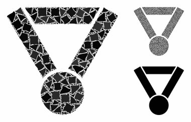 Ödül Madalyası Mozaik Eşitsizlik Simgesi