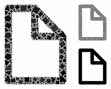 Belge sayfası Tremulant Parçalarının Mozaik Simgesi