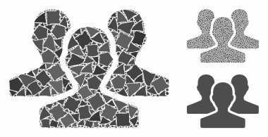 Unneven Elementlerinin Kullanıcı Bileşimi Simgesi